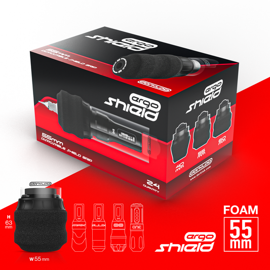 Darklab ErgoShield 55mm Grips — Box of 24 - Peak Needles