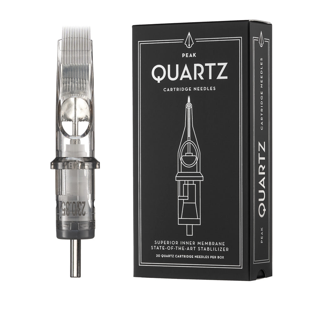 Quartz Cartridge Needles — All Configurations — Box of 20 - Peak Needles