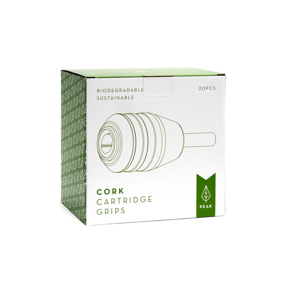 Biodegradable Cork Cartridge Grips — Box of 20