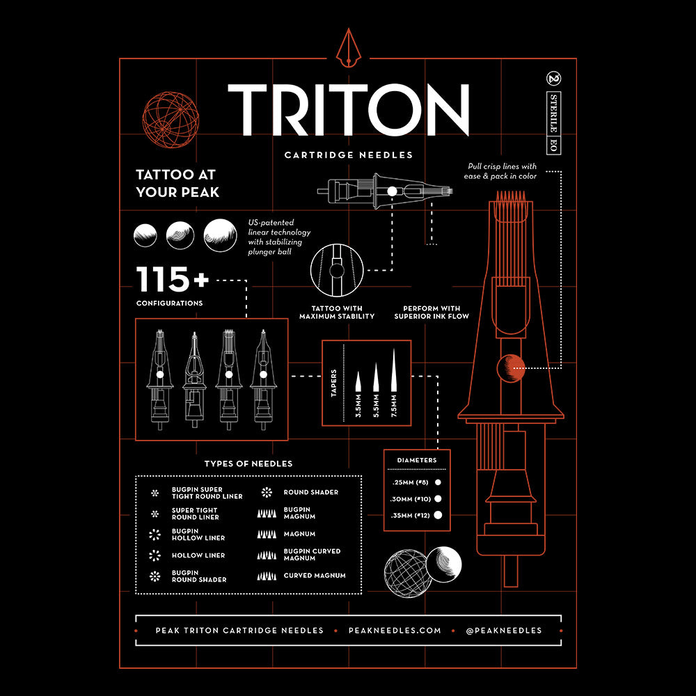 Peak Triton Cartridge Needles Tee