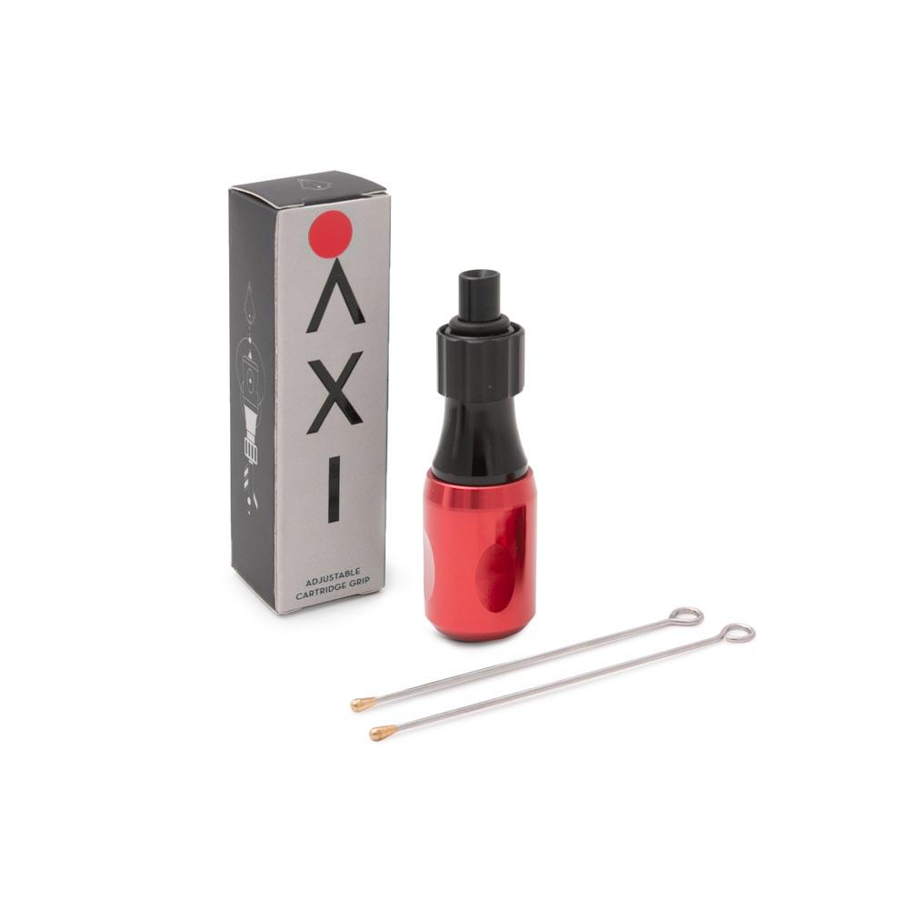 Axi Adjustable Aluminum Grip — 25mm Red (box)