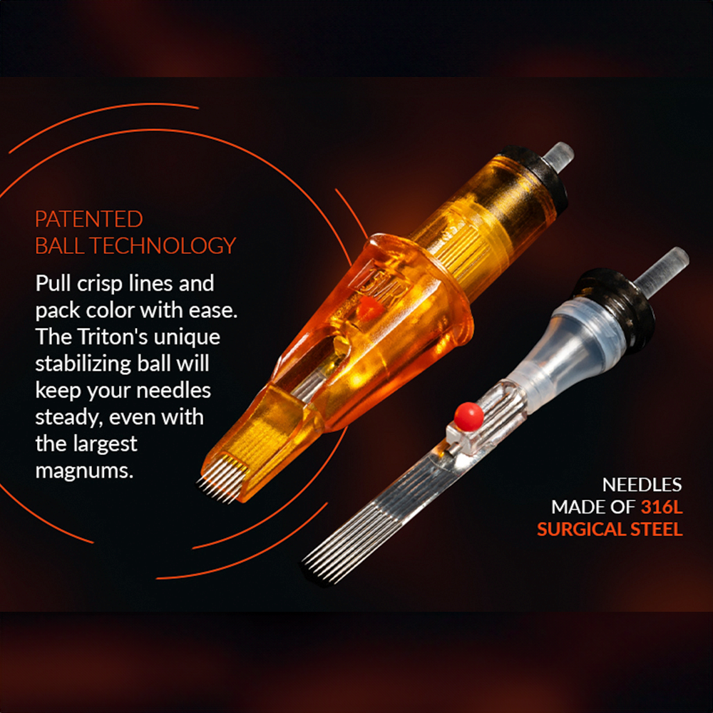 Triton Cartridge Needles — Bugpin Super Tight Liners (20)