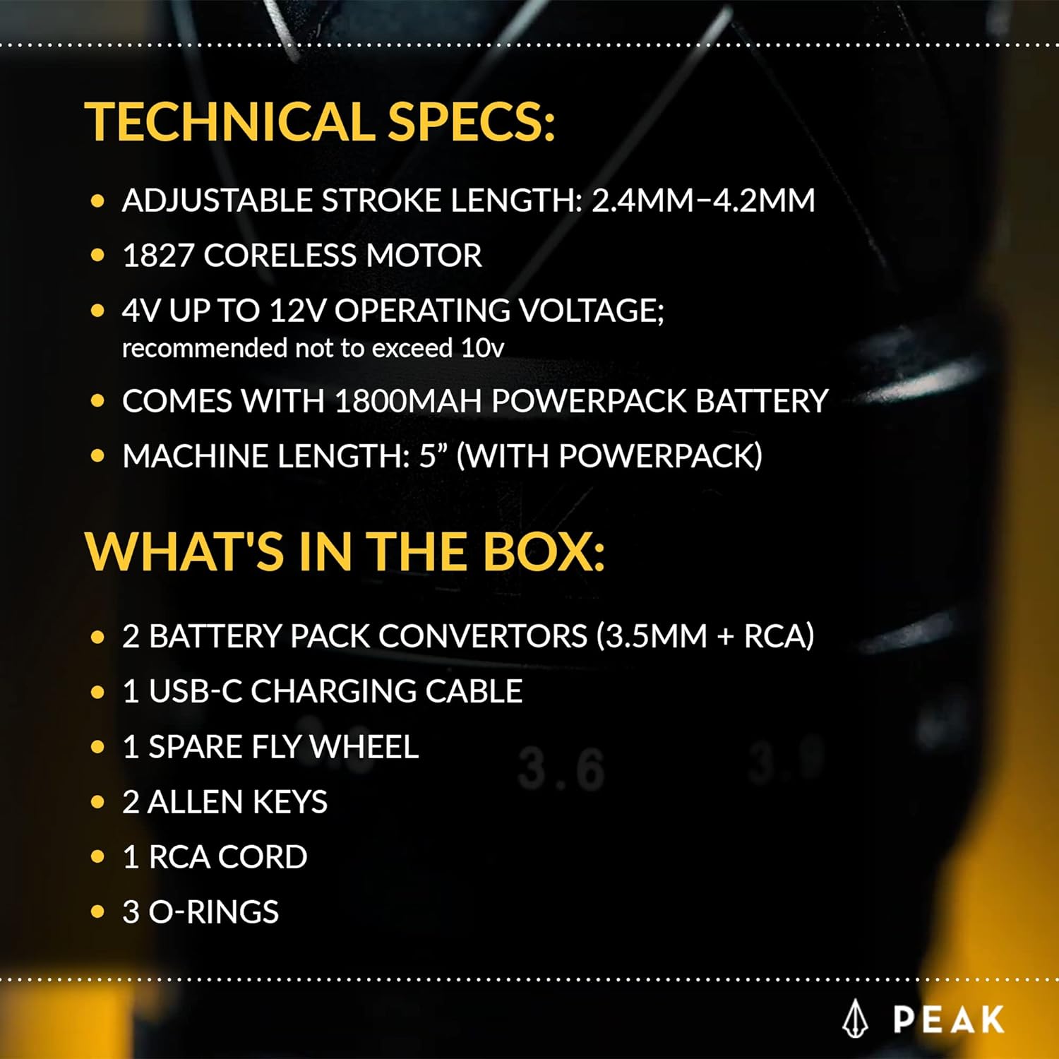 Peak Solice with Extra Battery Pack — Pick Color and Battery Type - Peak Needles