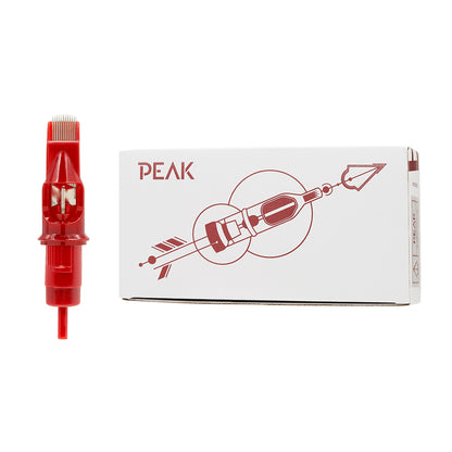 Blood Cartridge Needles — Textured Bugpin Curved Mags (20) - Peak Needles