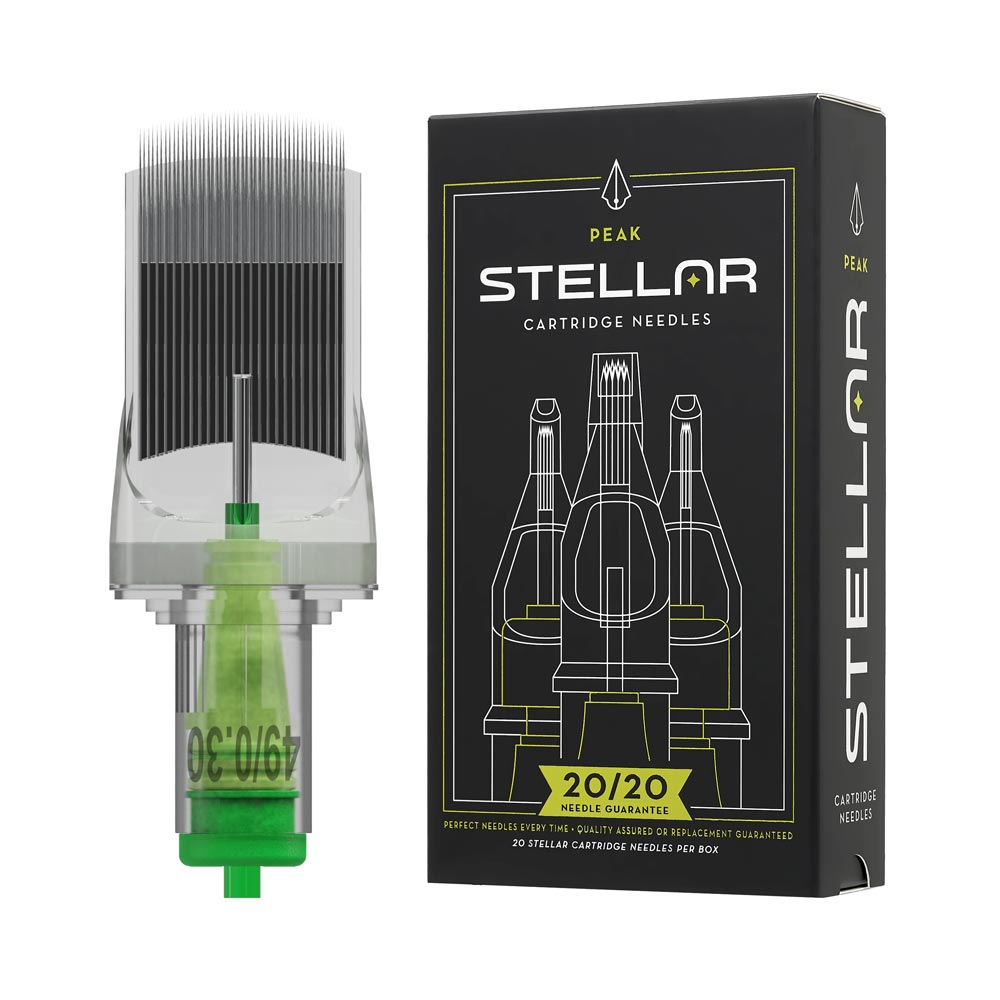 Peak Stellar Needle Cartridges — All Configurations — Box of 20