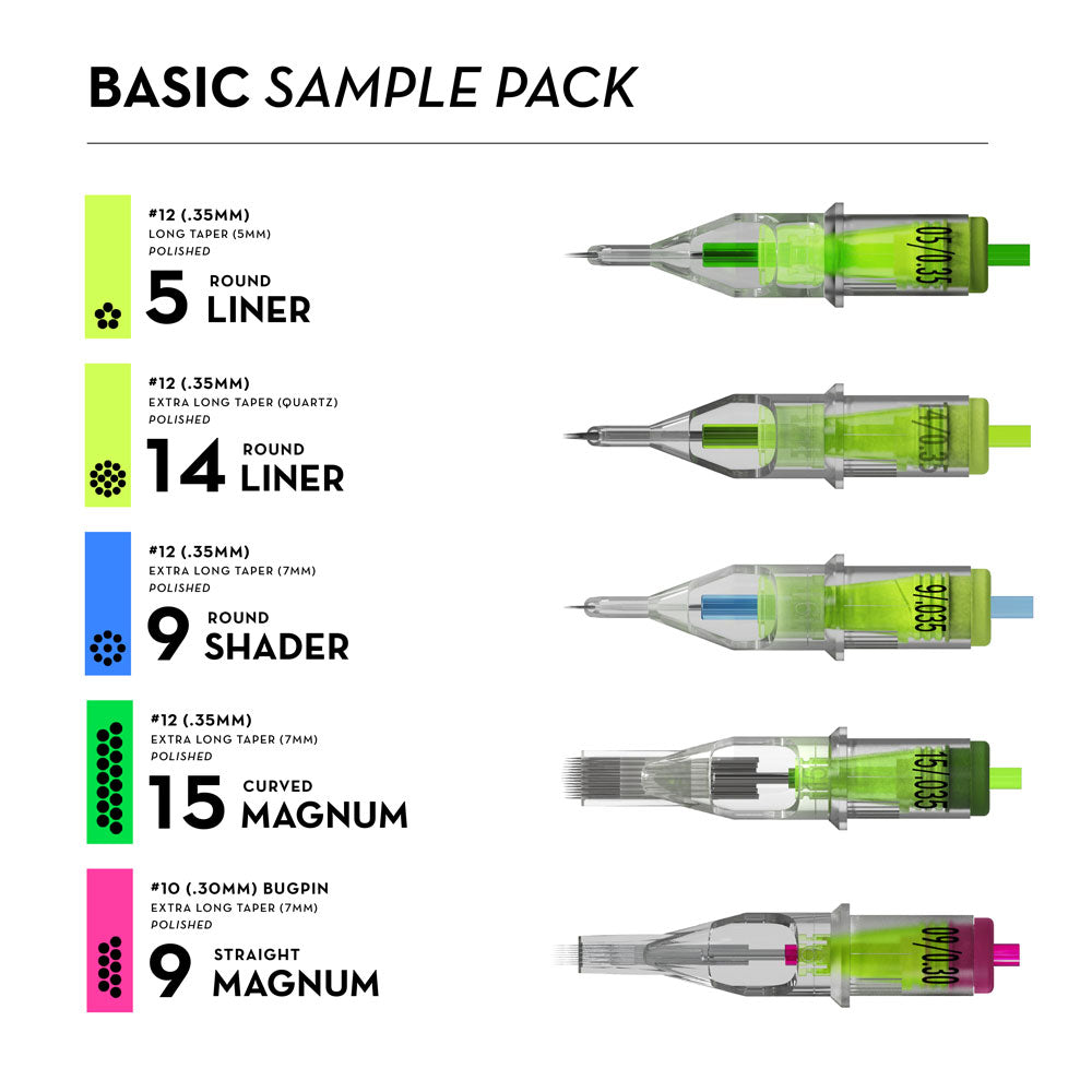 Stellar Needle Cartridges — Sample Pack - Peak Needles