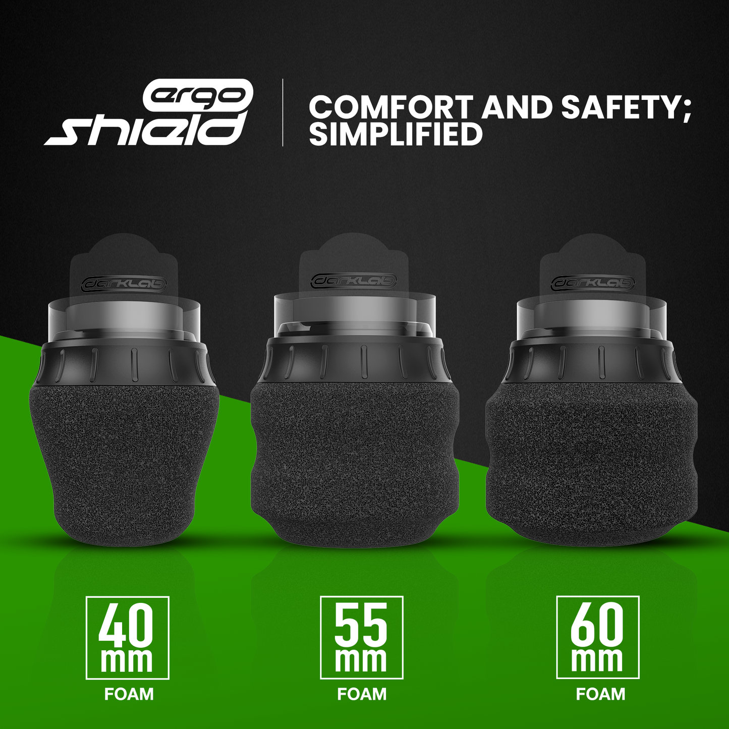 Darklab ErgoShield 60mm Grips — Box of 24 - Peak Needles