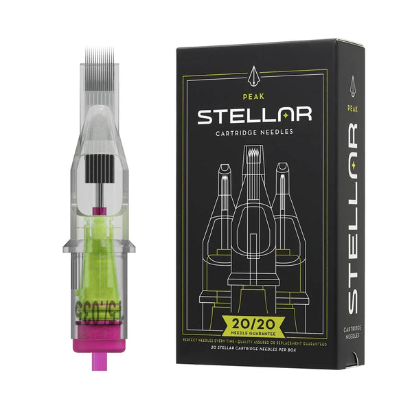 Peak Stellar Needle Cartridges — Magnum (Long Taper) — Box of 20