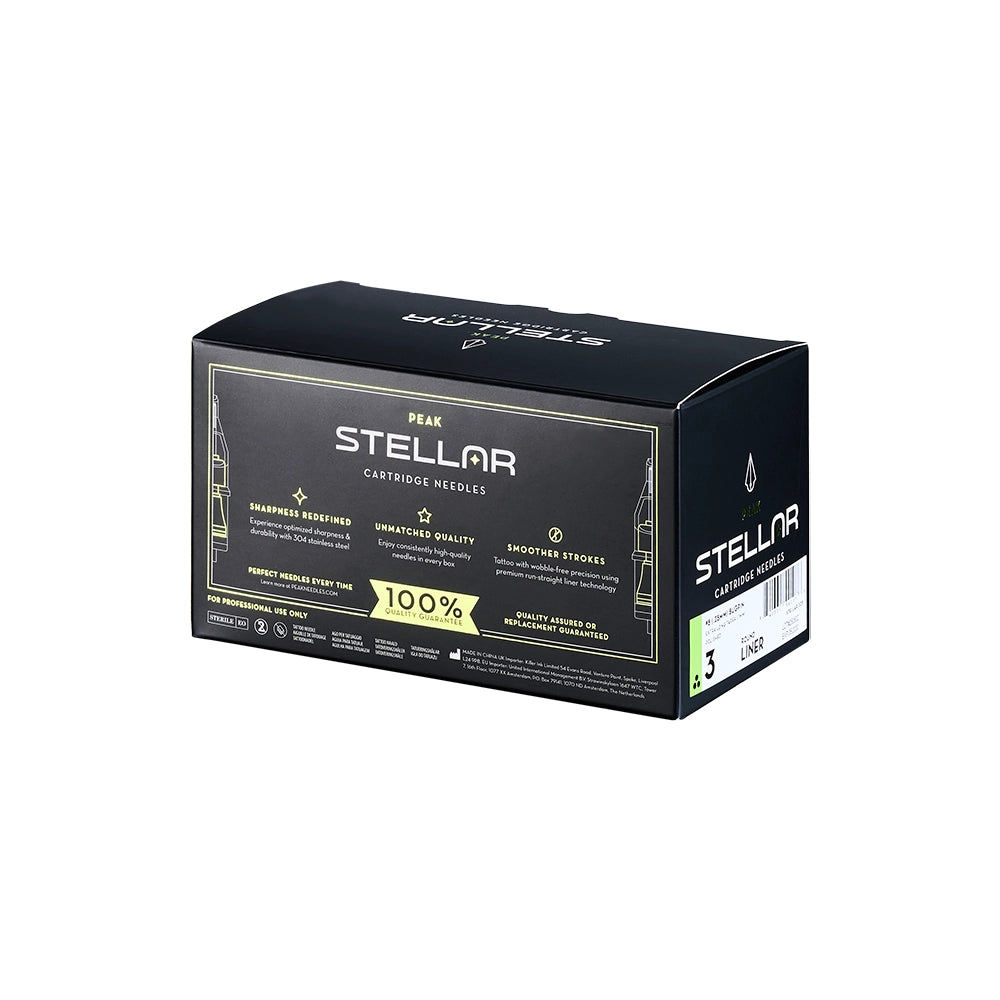 Peak Stellar Needle Cartridges — Select Configurations — Box of 50