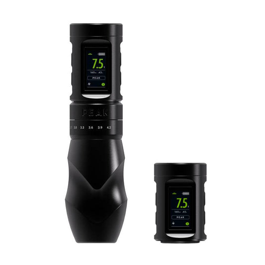Peak Solice Pro 2 Wireless Tattoo Machine with 1 Spare Battery