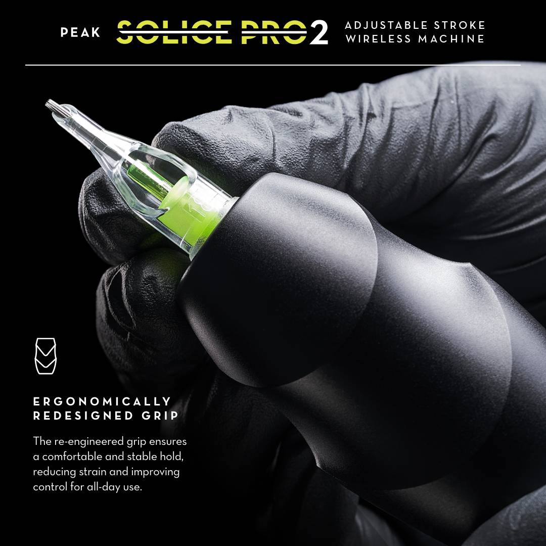 Peak Solice Pro 2 Wireless Tattoo Machine - Peak Needles