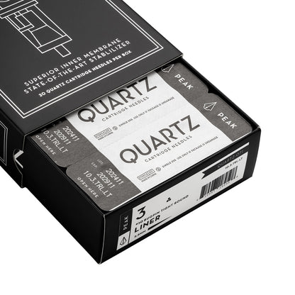 Quartz Cartridge Needles — All Configurations — Box of 20 - Peak Needles