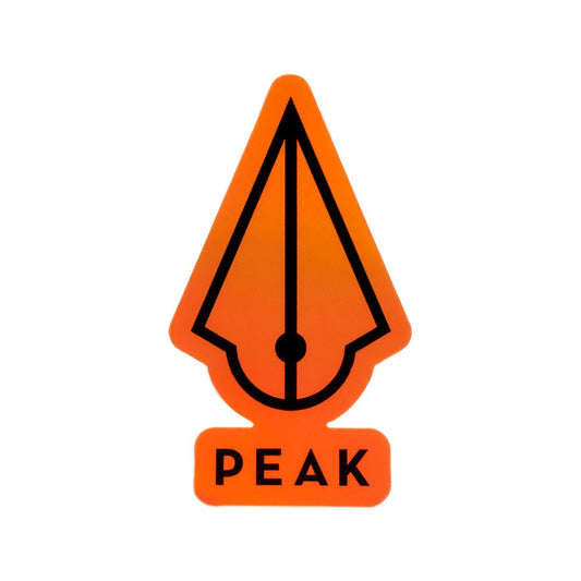Peak Holographic Die-Cut Sticker — Pick Color — Price Per 1 or Pack of 50 - Peak Needles
