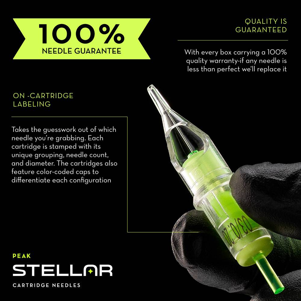 Peak Stellar Needle Cartridges — All Configurations — Pick Quantity