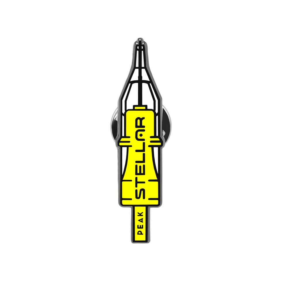 Peak Stellar Cartridge Enamel Pin — Price Per 1 - Peak Needles