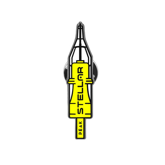 Peak Stellar Cartridge Enamel Pin — Price Per 1 - Peak Needles