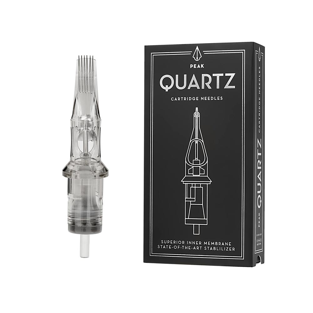 Quartz Stippling and Whipshading Needle Cartridges — Box of 20 - Peak Needles