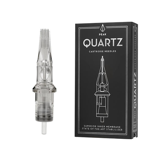 Quartz Stippling and Whipshading Needle Cartridges — Box of 20 - Peak Needles