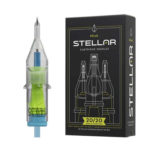 Peak Stellar Needle Cartridges — Round Shaders — Box of 20