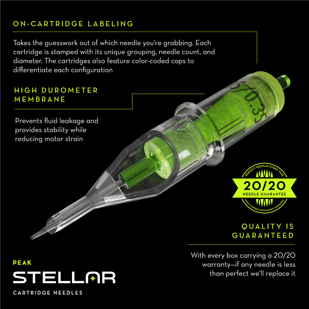 Stellar Needle Cartridges — Sample Pack - Peak Needles