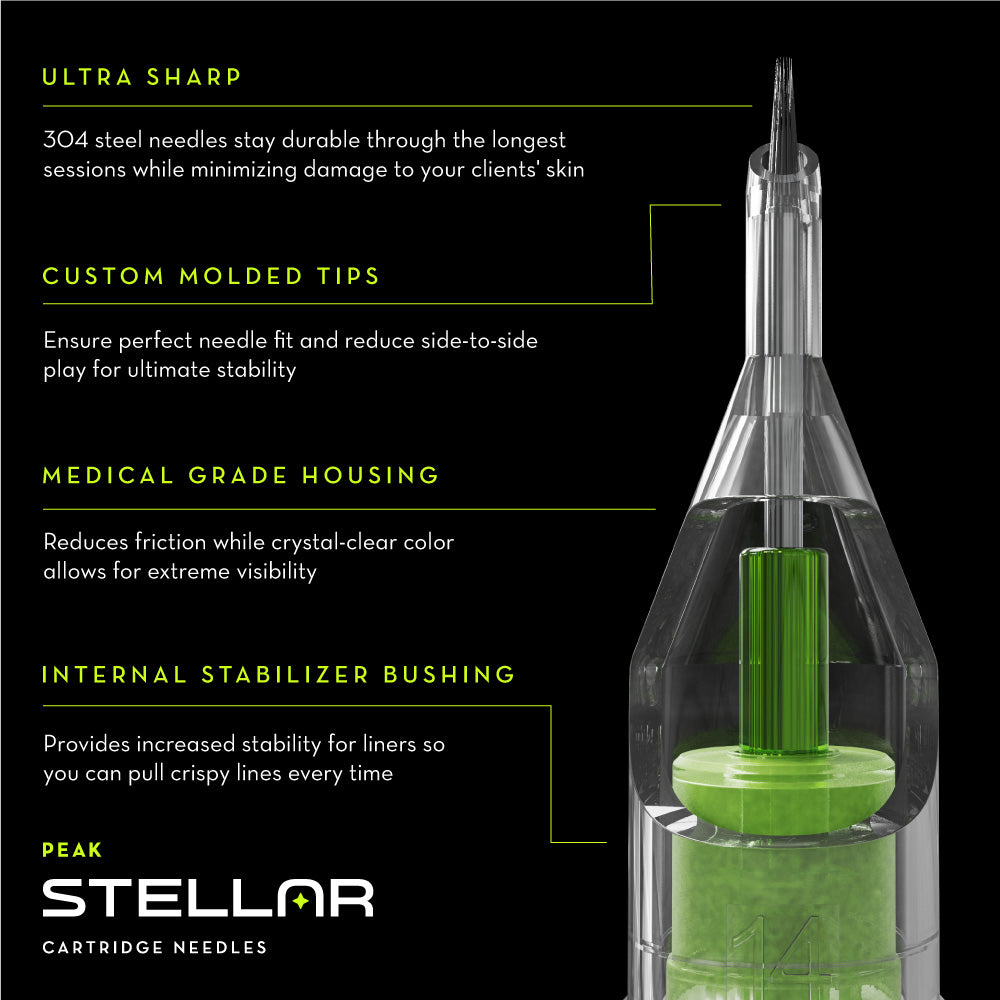 Stellar Needle Cartridges — Sample Pack - Peak Needles
