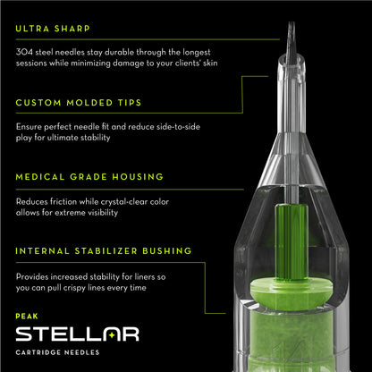 Stellar Needle Cartridges — Sample Pack - Peak Needles