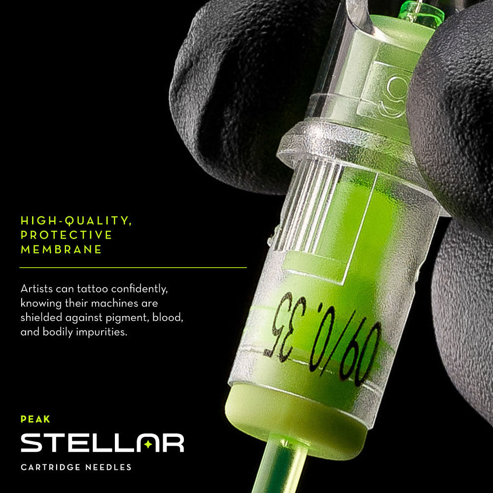 Peak Stellar Needle Cartridges — Bugpin Round Liners — Box of 20 - Peak Needles
