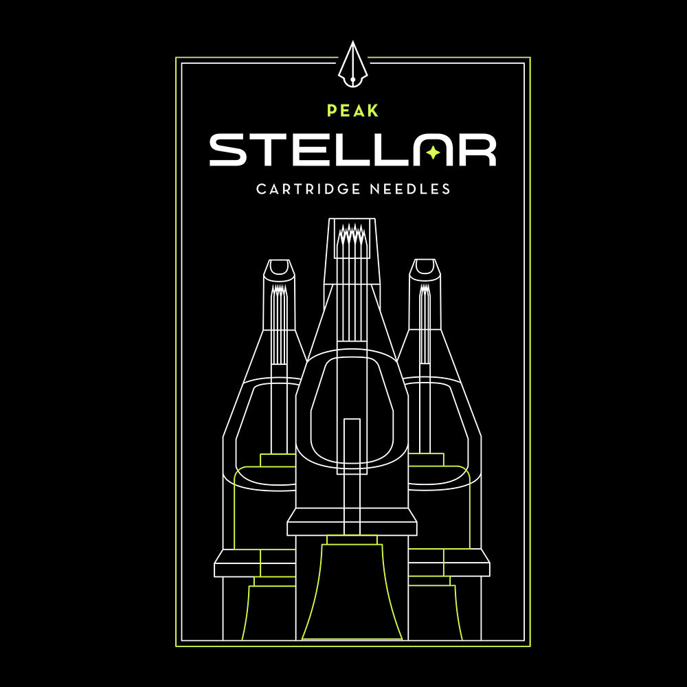Peak Stellar Needle Cartridges Tee - Peak Needles