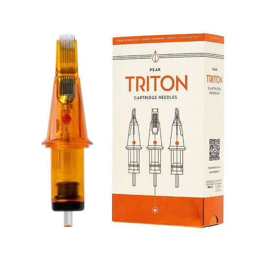 Triton Cartridge Needles — Curved Magnums (20) - Peak Needles