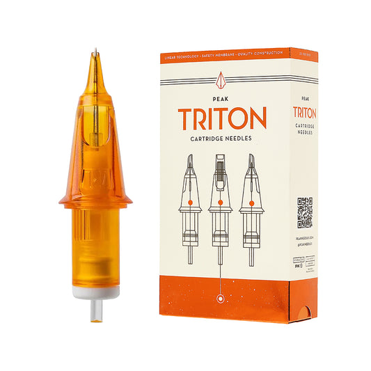 Triton Cartridge Needles — Round Shaders (20) - Peak Needles