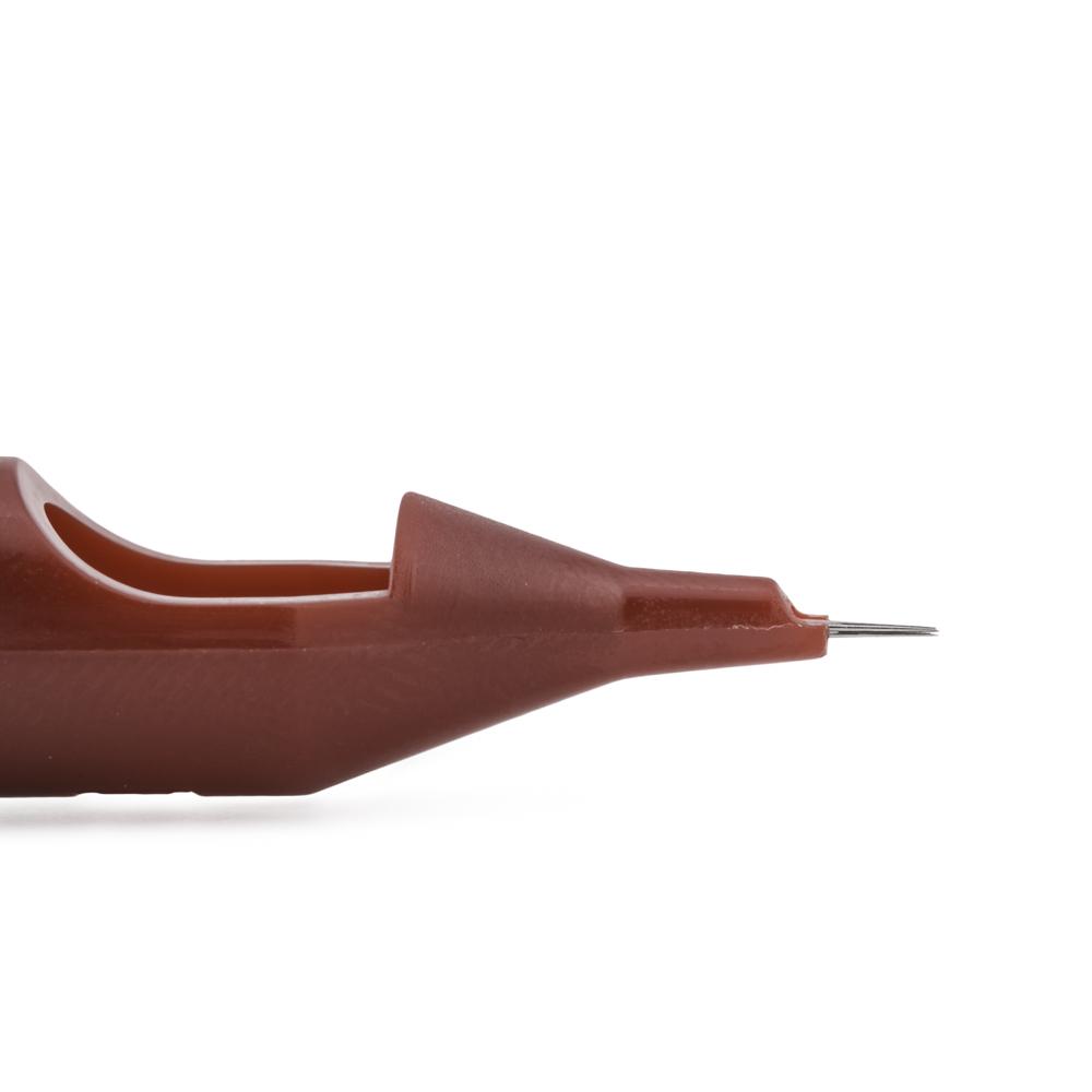 Blood Cartridge Needles — Cutback Tight Round Liners (20) - Peak Needles
