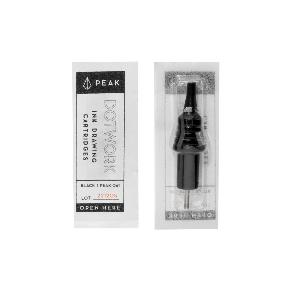 Dotwork Ballpoint Pen Drawing Cartridges — Pick Color — Box of 20 - Peak Needles