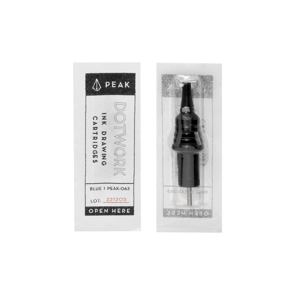 Dotwork Ballpoint Pen Drawing Cartridges — Pick Color — Box of 20 - Peak Needles