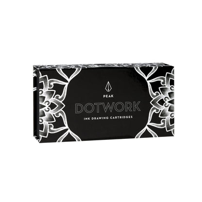 Dotwork Ballpoint Pen Drawing Cartridges — Pick Color — Box of 20 - Peak Needles