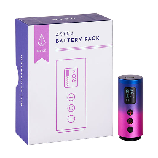 Spare PowerPack Battery for Peak Astra Wireless PMU Machine – Pick Color - Peak Needles