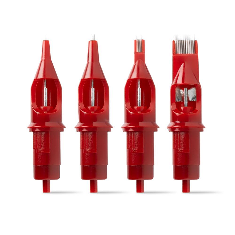 Blood Cartridge Needles — Textured Bugpin Curved Mags (20)