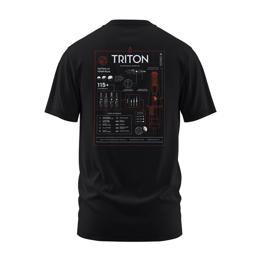 Peak Triton Cartridge Needles Tee - Peak Needles