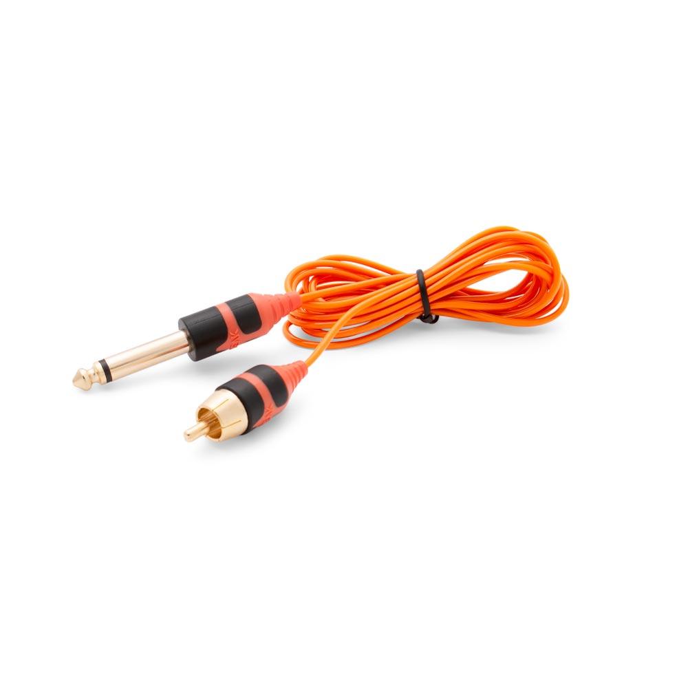 Straight Black/Orange RCA Cord (6ft)