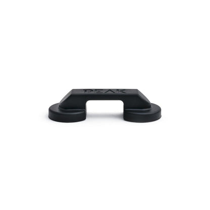Bottom profile view of black cord manager