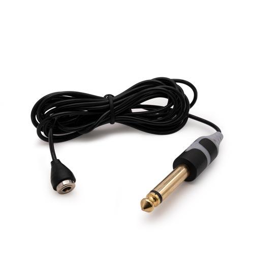 Straight Black/Grey Magnetic Phono Tip Cord (6ft)