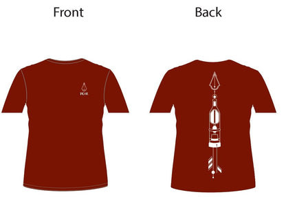 Blood Cardinal Red Tee - Peak Needles