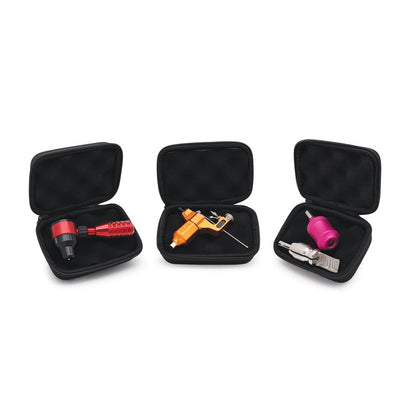 Single Tattoo Machine Traveling Case (three examples with different equipment in each)
