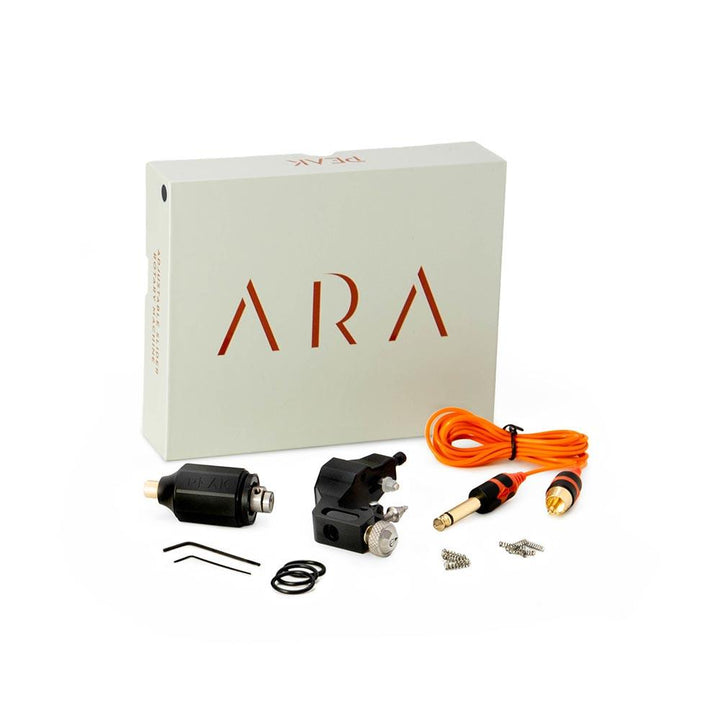 Ara Adjustable Slider Tattoo Machine — Black (box)