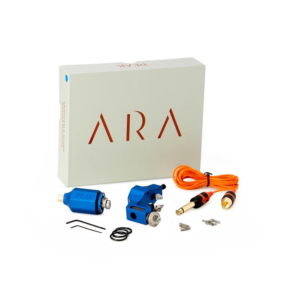 Ara Adjustable Slider Tattoo Machine — Blue (box)