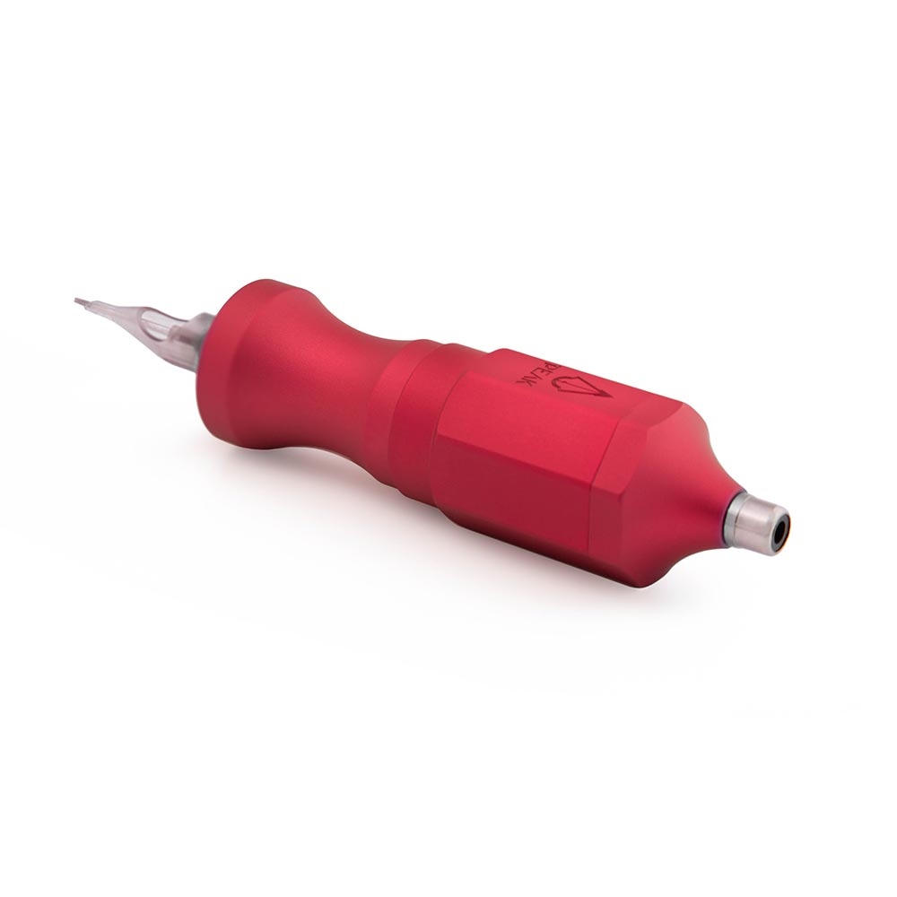 Matrix Rotary Pen — Red with Grip