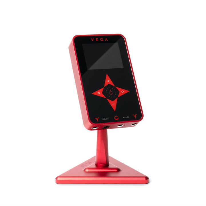 Vega Tattoo Power Supply — Red Aluminum