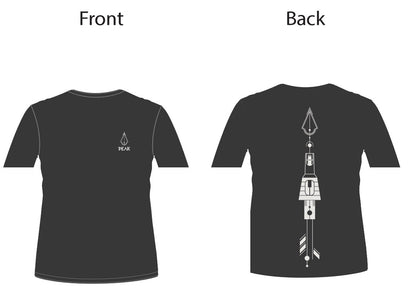 Onyx Black Tee - Peak Needles