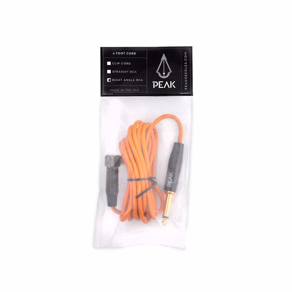 Right Angle RCA Cord (6ft) — Packaging