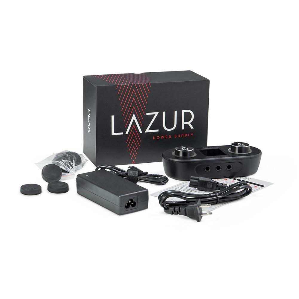 Lazur Tattoo Power Supply (box contents)
