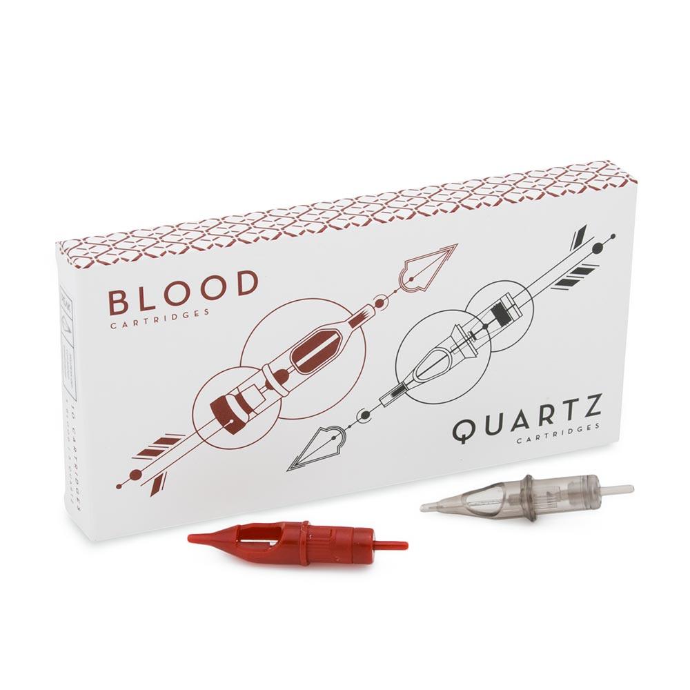 Blood and Quartz Sample Pack — Box of 10 — One Blood and One Quartz Cartridge